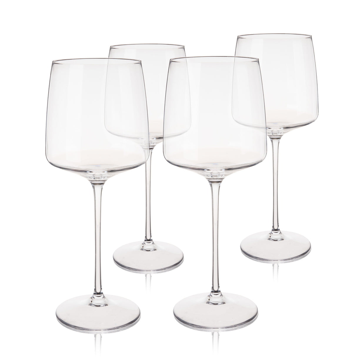 Reserve Julien Crystal Bordeaux Glasses Set of 4-product_type::stemmed_wine_glasses-Parc Decor