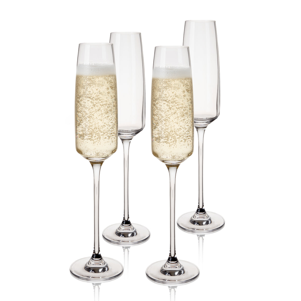 Reserve Julien Crystal Flute Glasses Set of 4-product_type::stemmed_wine_glasses-Parc Decor