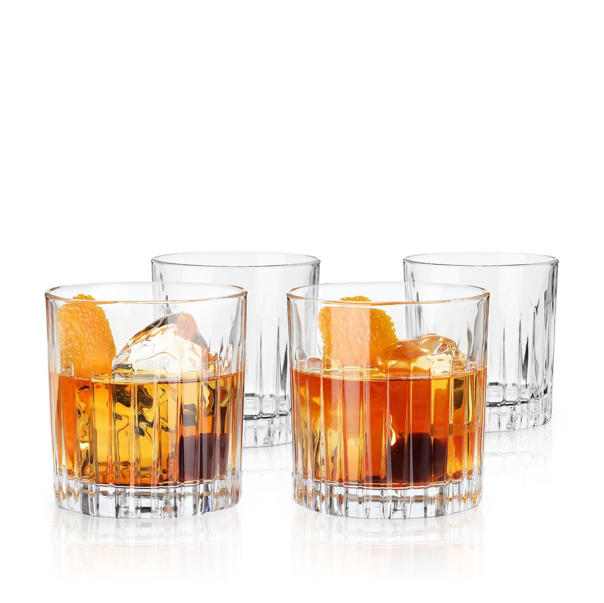 Reserve Milo Crystal Rocks Glasses Set of 4-product_type::stemless_cocktail_glasses-Parc Decor