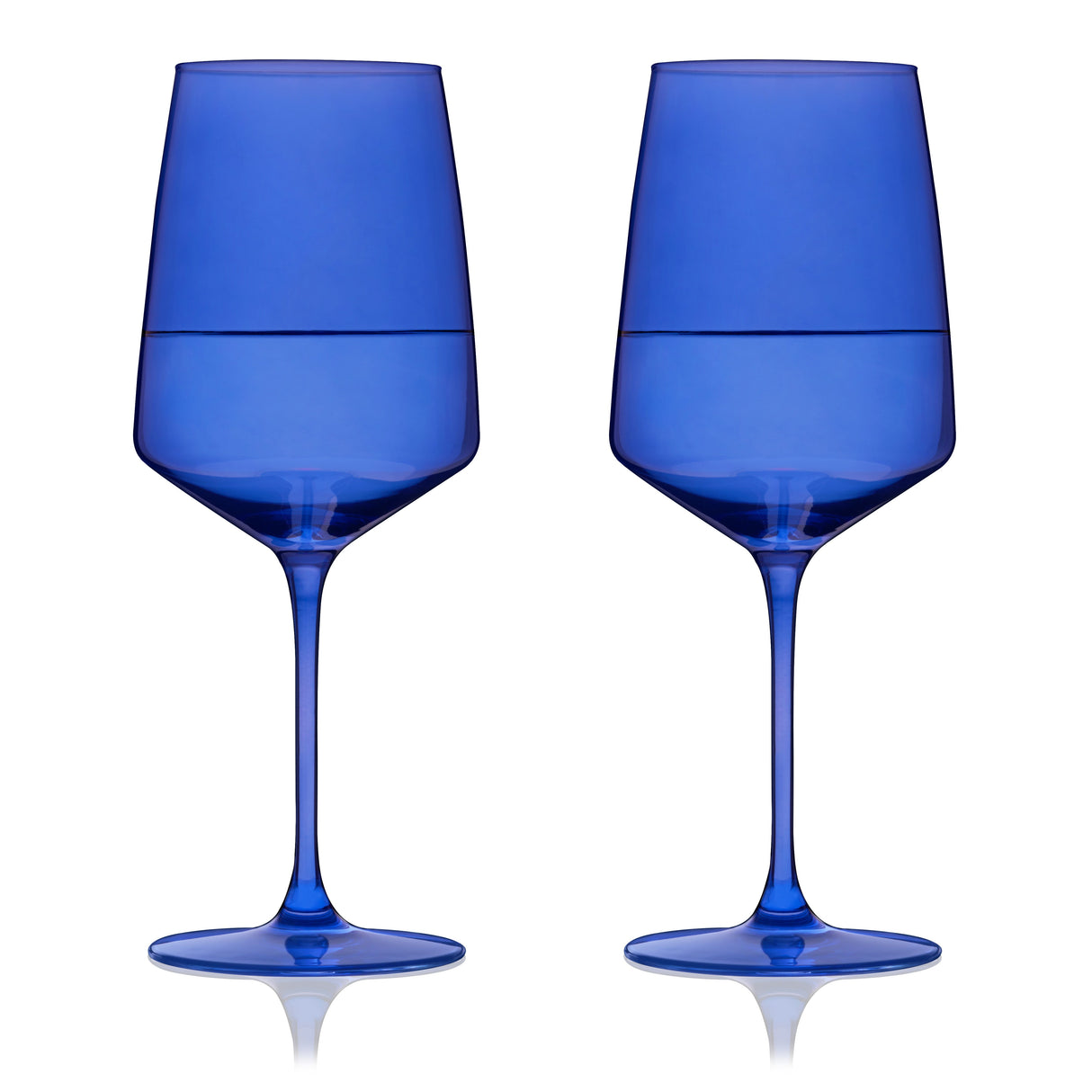 Reserve Nouveau Crystal Wine Glasses in Cobalt Set of 2-product_type::stemmed_wine_glasses-Parc Decor