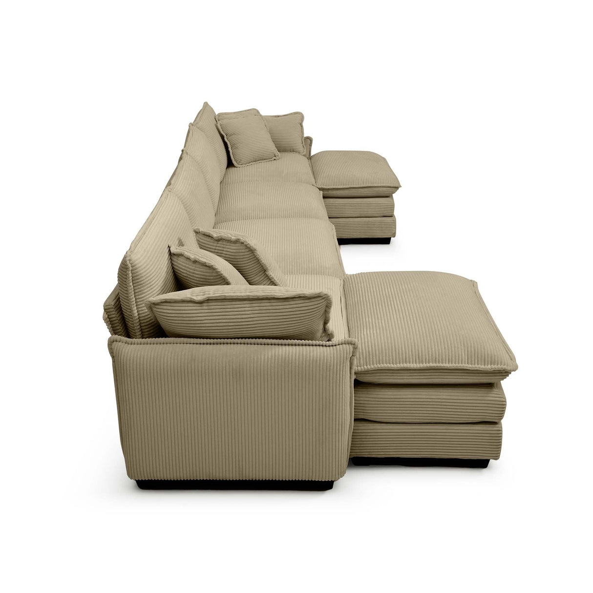 Retro Chic: Corduroy Couch Cloud Modular Sofa Design-sofa-Parc Decor