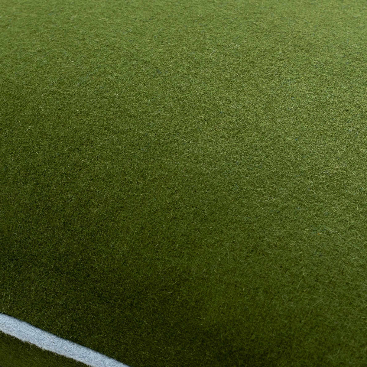 Rizzo Olive Green Wool Square Throw Pillow-Throw Pillows-Parc Decor