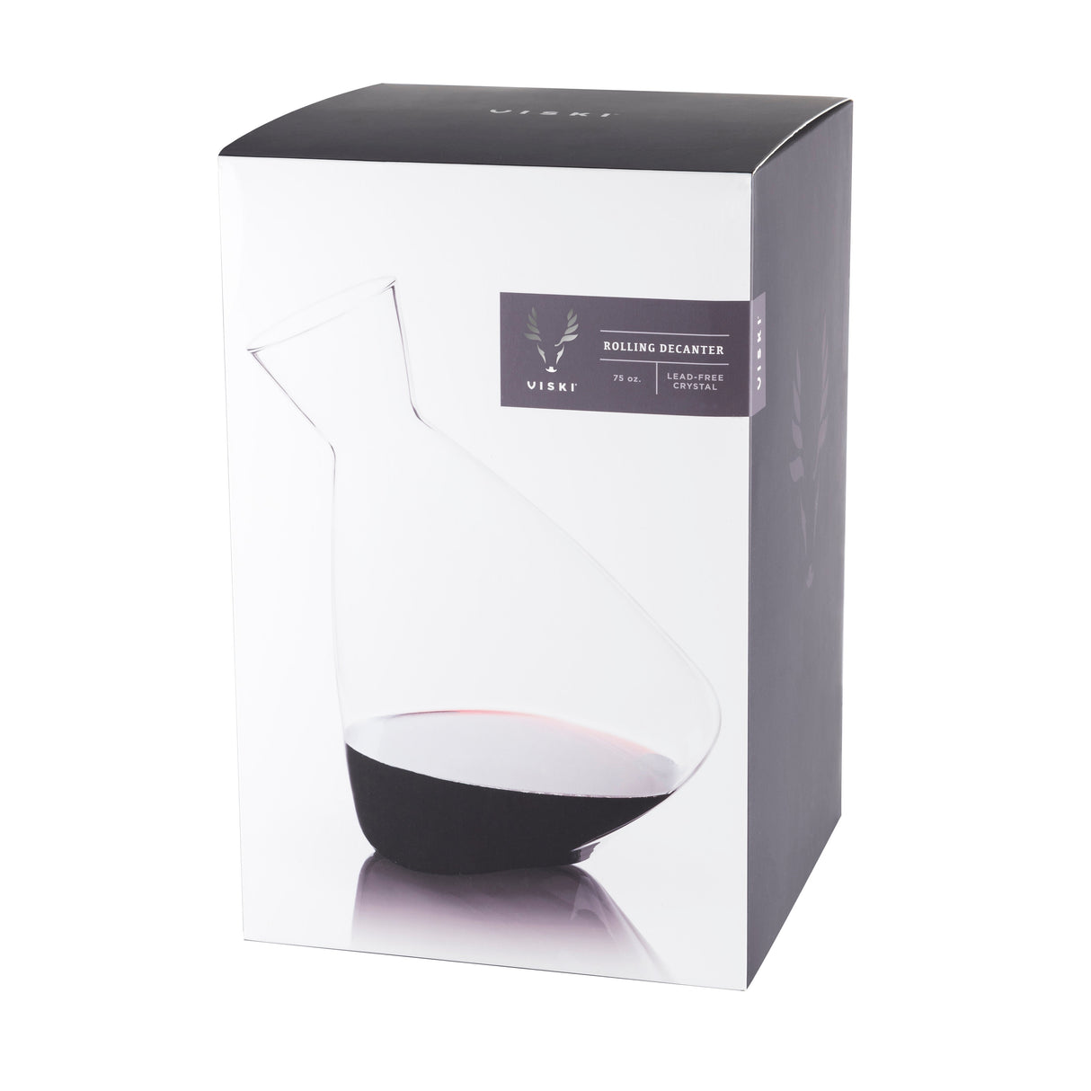 Rolling Crystal Wine Decanter-product_type::wine_decanters-Parc Decor