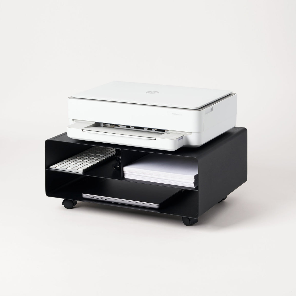 Rolling Printer Stand - Steel-Printer Stand-Parc Decor