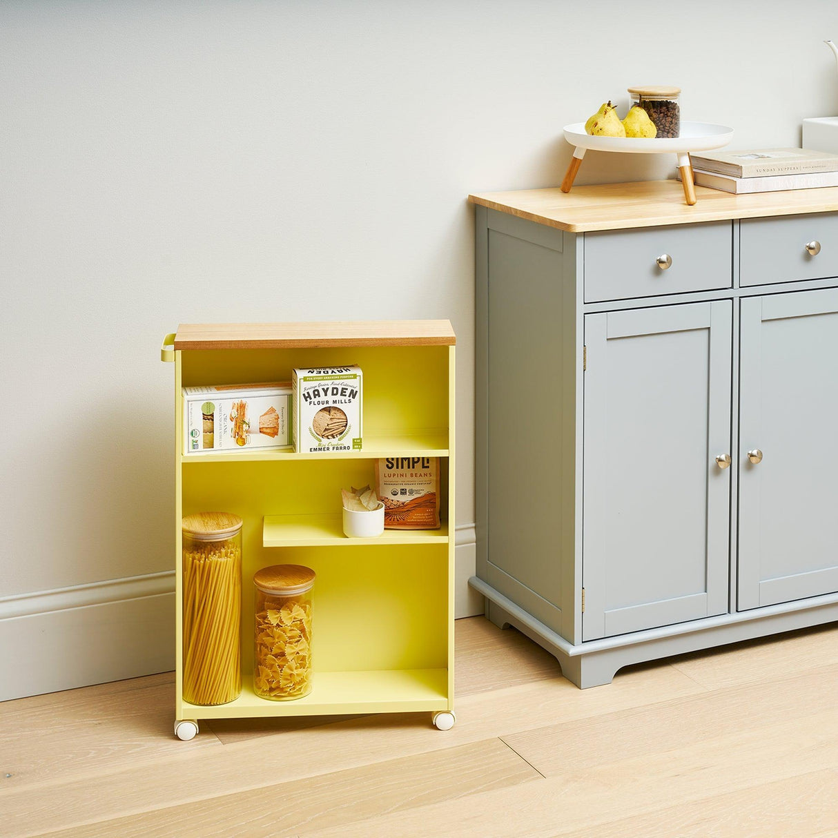 Rolling Storage Cart (27" H) - Steel