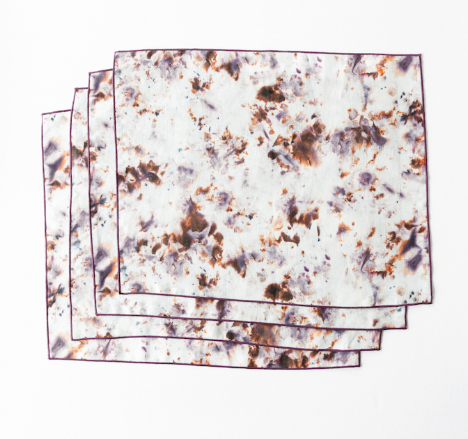 Rose Marble Placemat-Placemats-Parc Decor