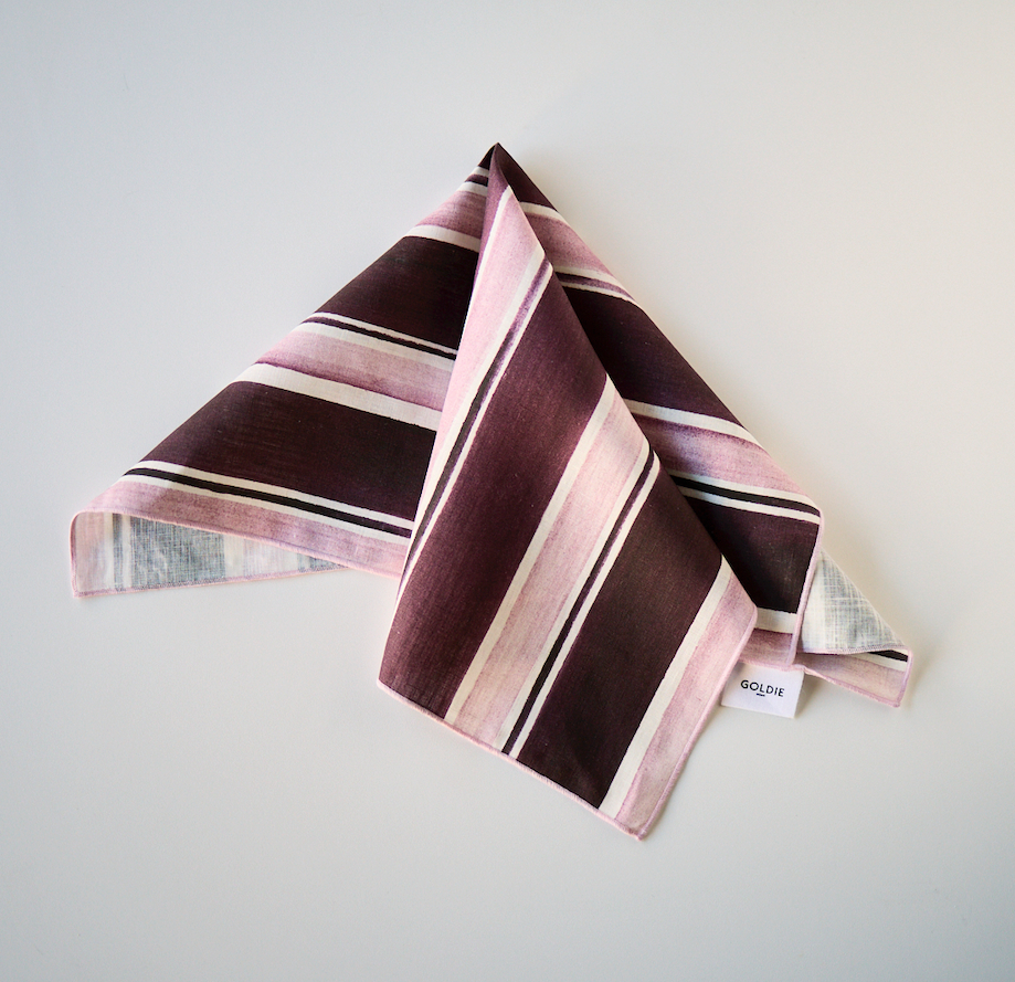 Rose Stripe Napkin-Napkins-Parc Decor