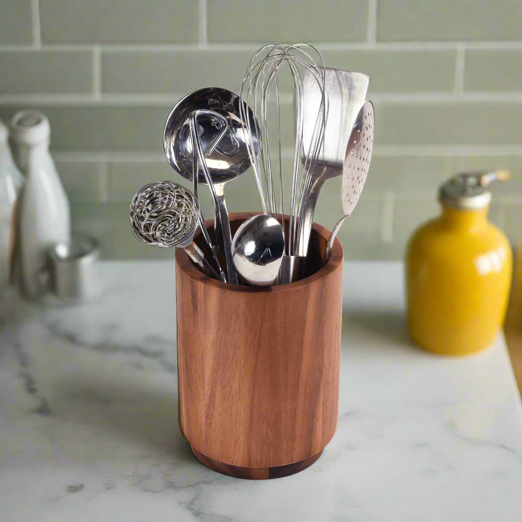 Rotating Lazy Susan Utensil Holder-Tabletop-Parc Decor