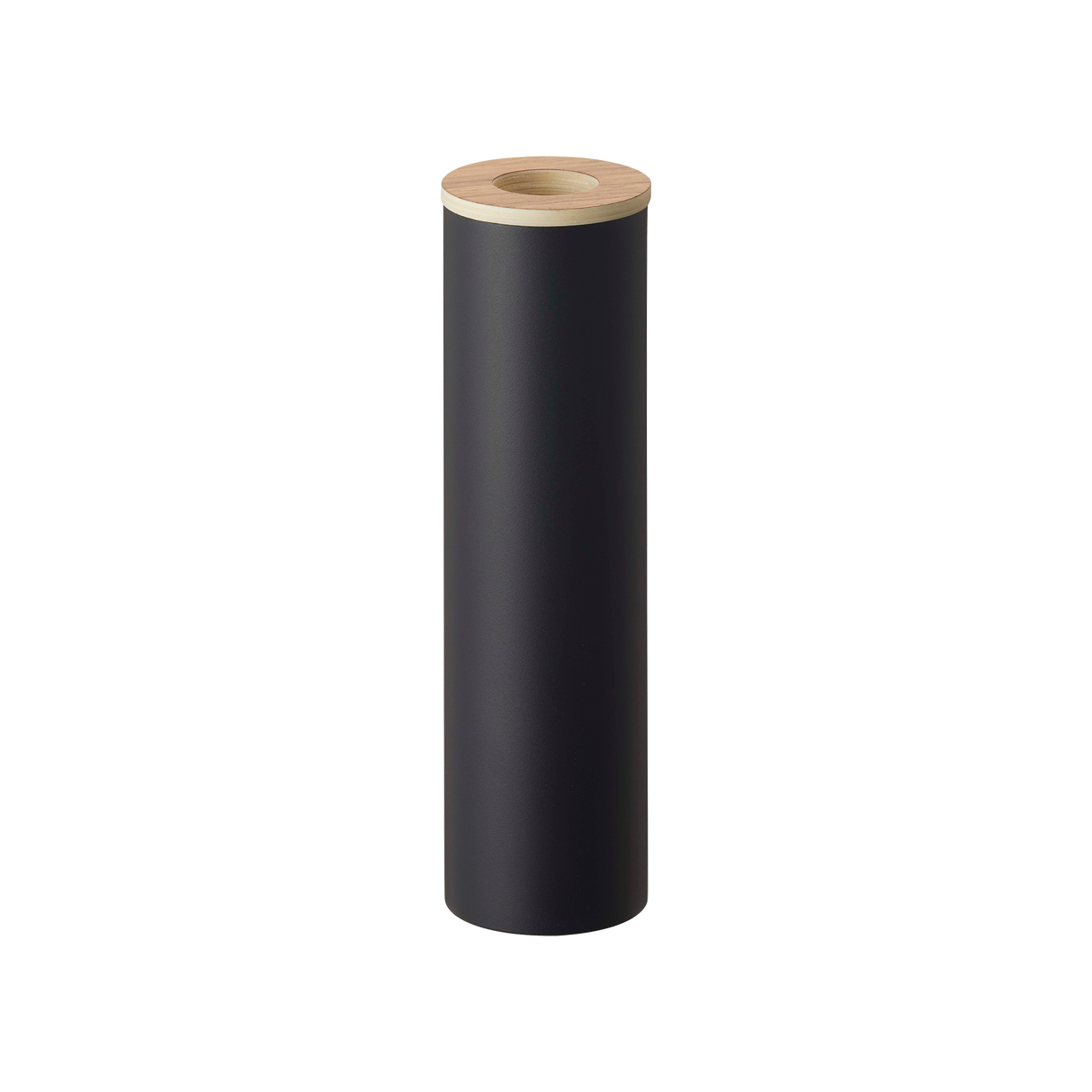 Round Tissue Case - Steel + Wood
