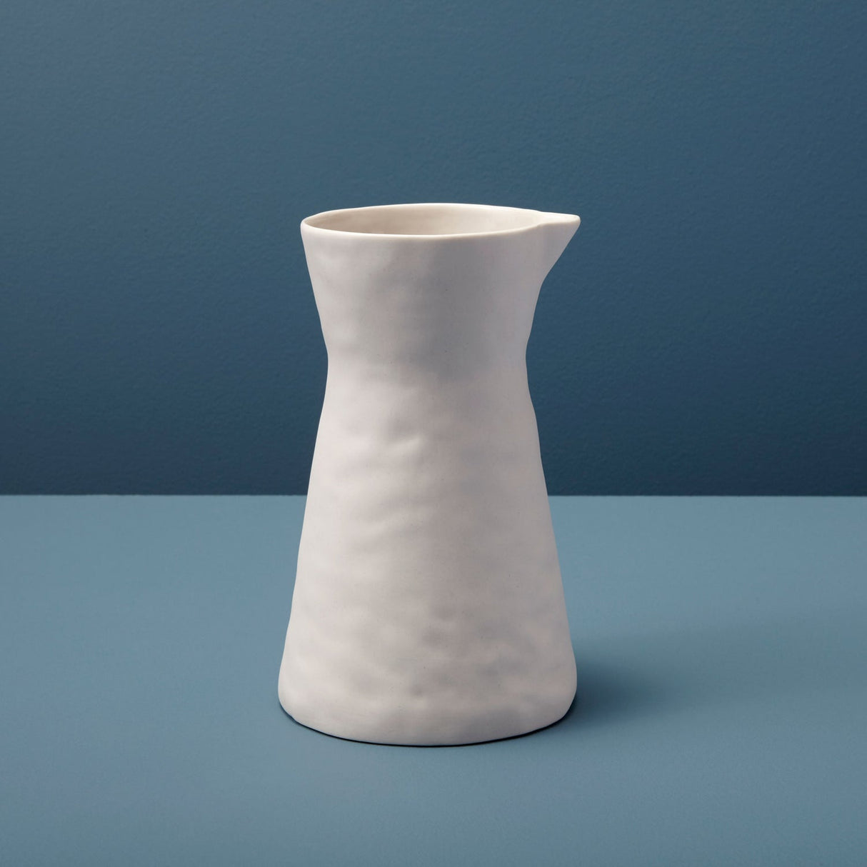 Rugueux Stoneware Carafe Pitcher in Pearl-Pitchers-Parc Decor