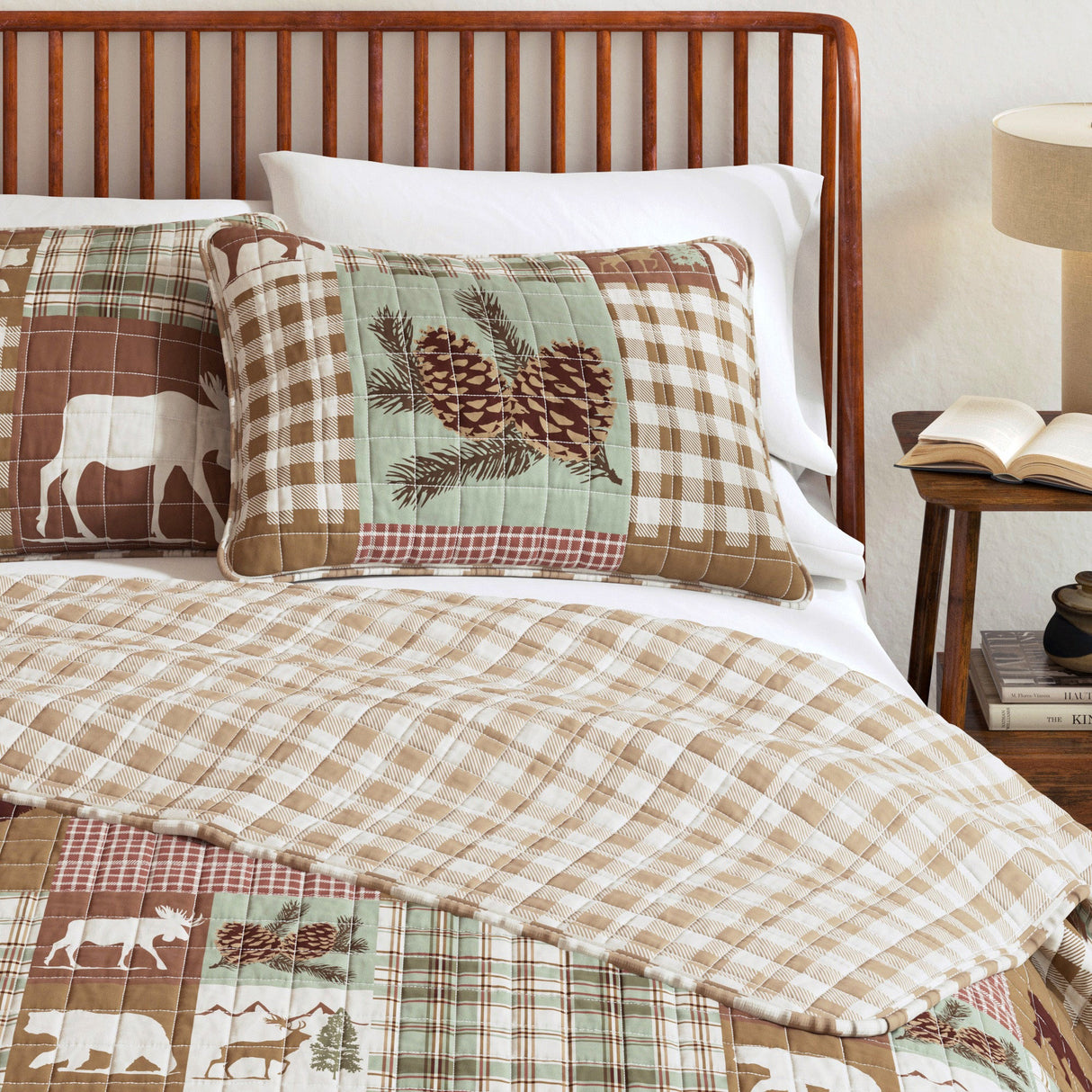 Rustic Landscape Quilt Set - Matthew Collection-Quilts & Comforters-Parc Decor
