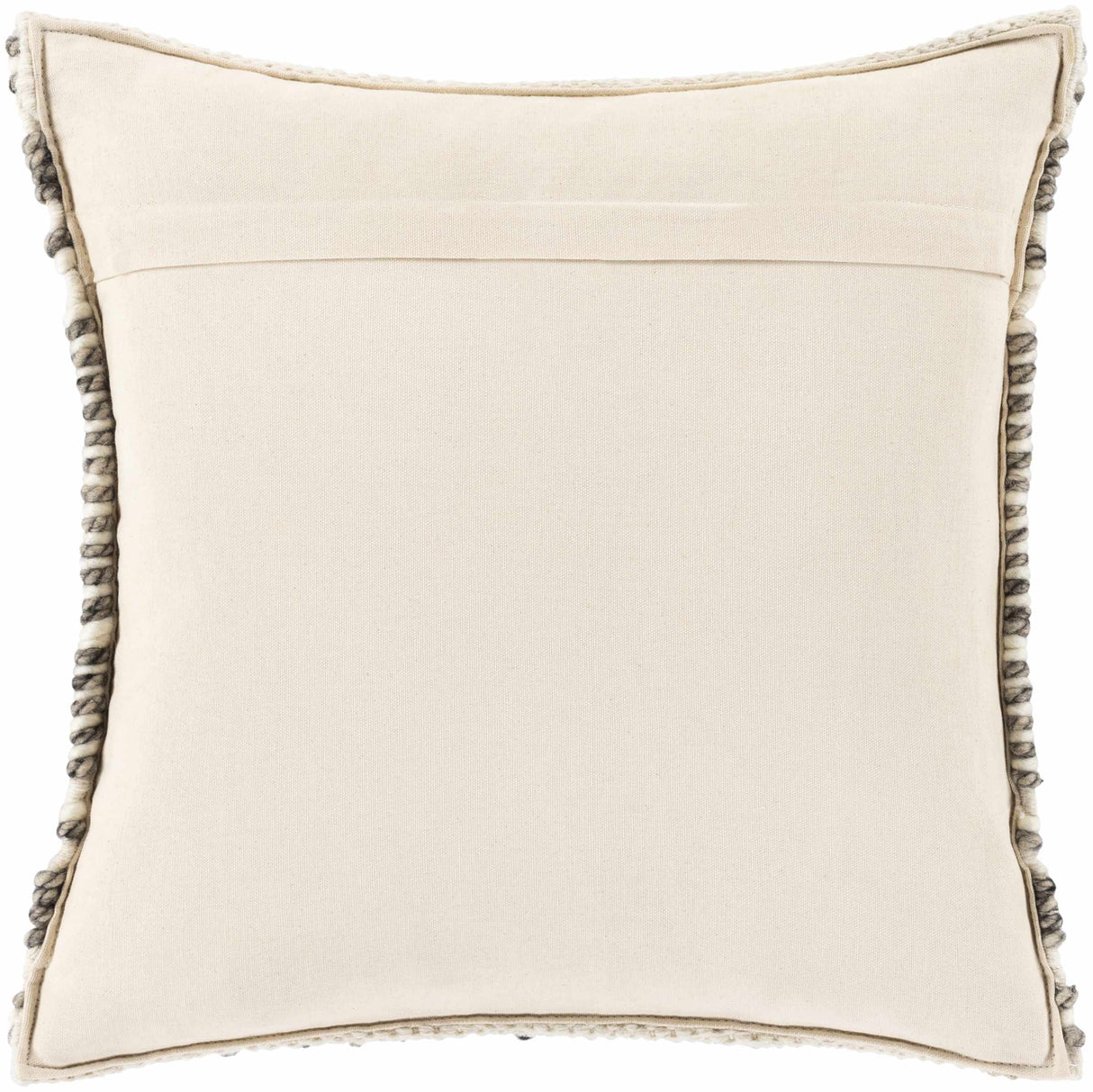 Sagamore Cream Trellis Wool&Cotton Throw Pillow-Throw Pillows-Parc Decor