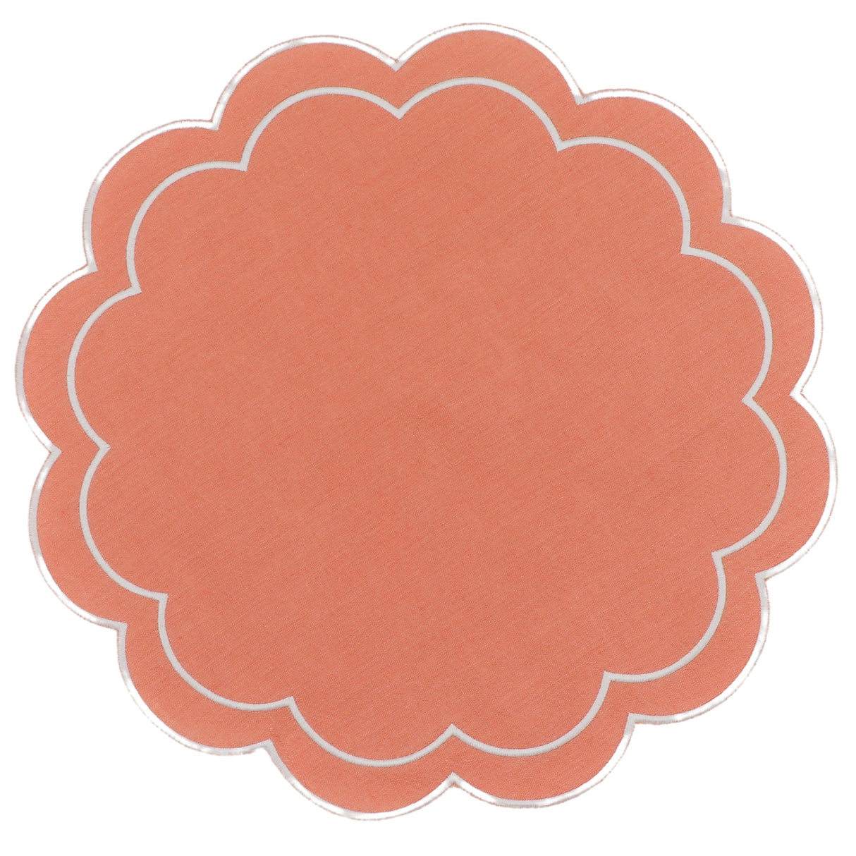 Salmon Sunset Placemat - Set of 4-Placemat-Parc Decor