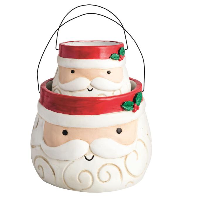 Santa Treat Bucket Set-Christmas Decoration-Parc Decor