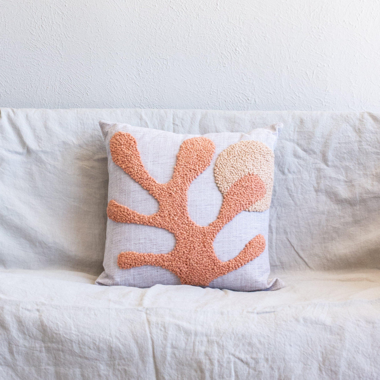Sea Coral Throw Pillow-Pillows-Parc Decor