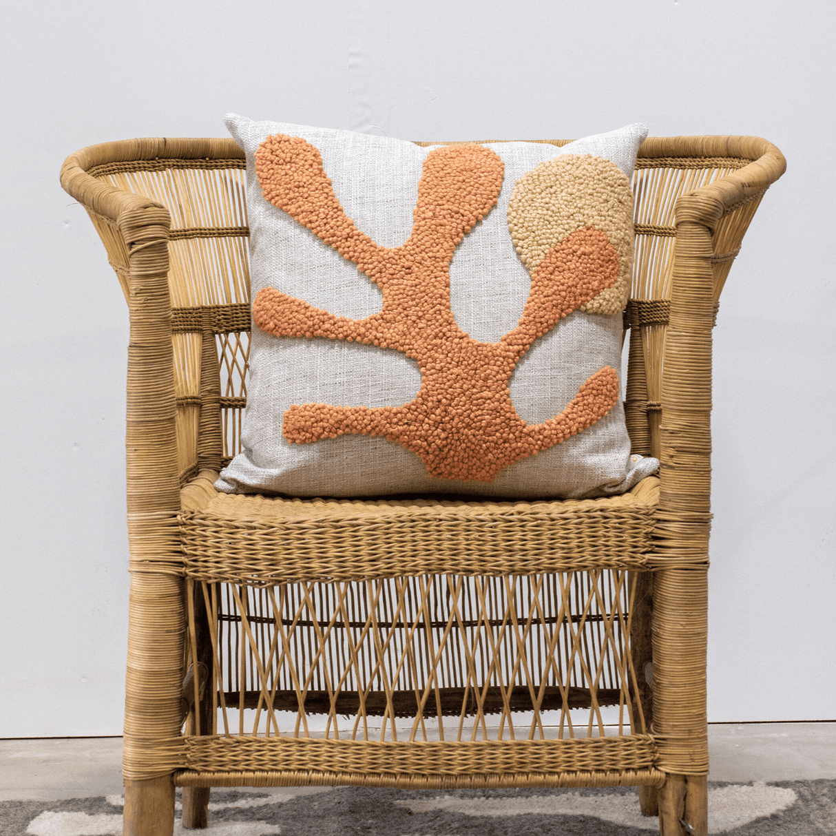 Sea Coral Throw Pillow-Pillows-Parc Decor