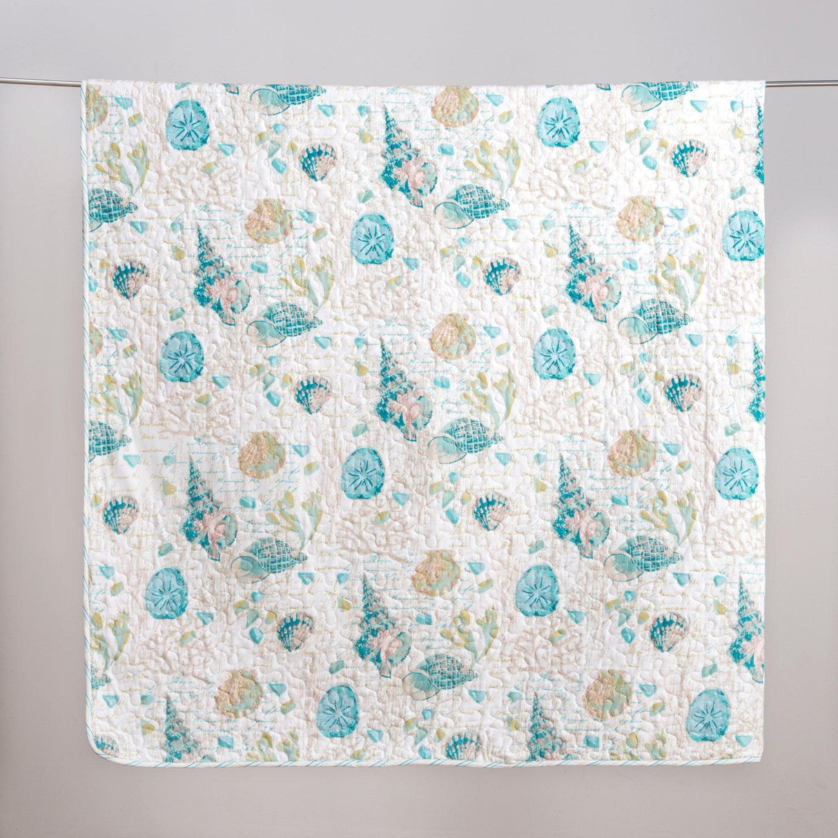 Seashell & Coral Quilt Set - Westsands Collection-Quilts-Parc Decor