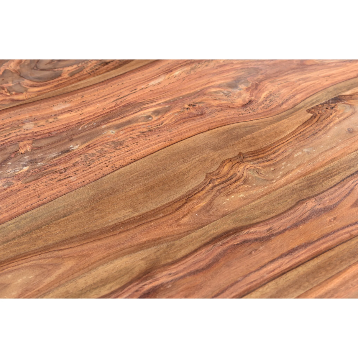 Seesham Wood Live Edge Dining Table-Dining Table-Parc Decor