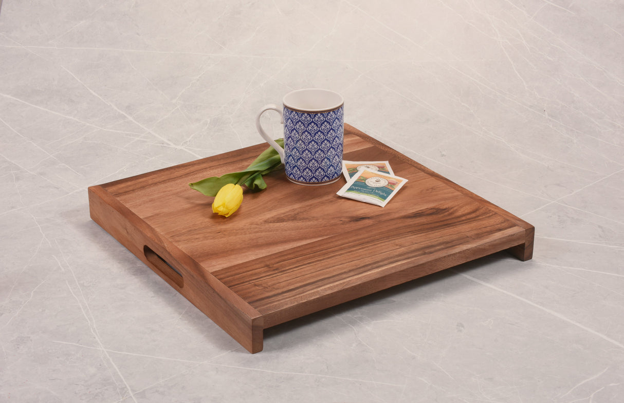 Serving Tray - Square - Solid Bottom-Serving Tray-Parc Decor