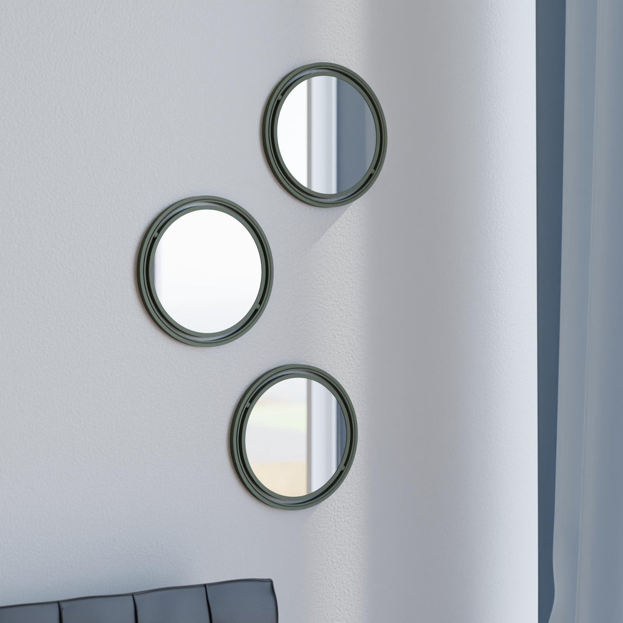 SET OF 3 GLOBE Mirror-Mirror-Parc Decor