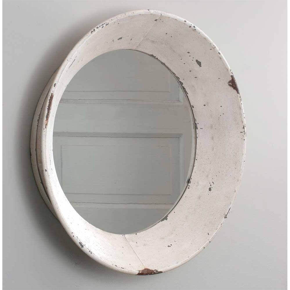 Shabby Chic Round Wall Mirror-Mirror-Parc Decor