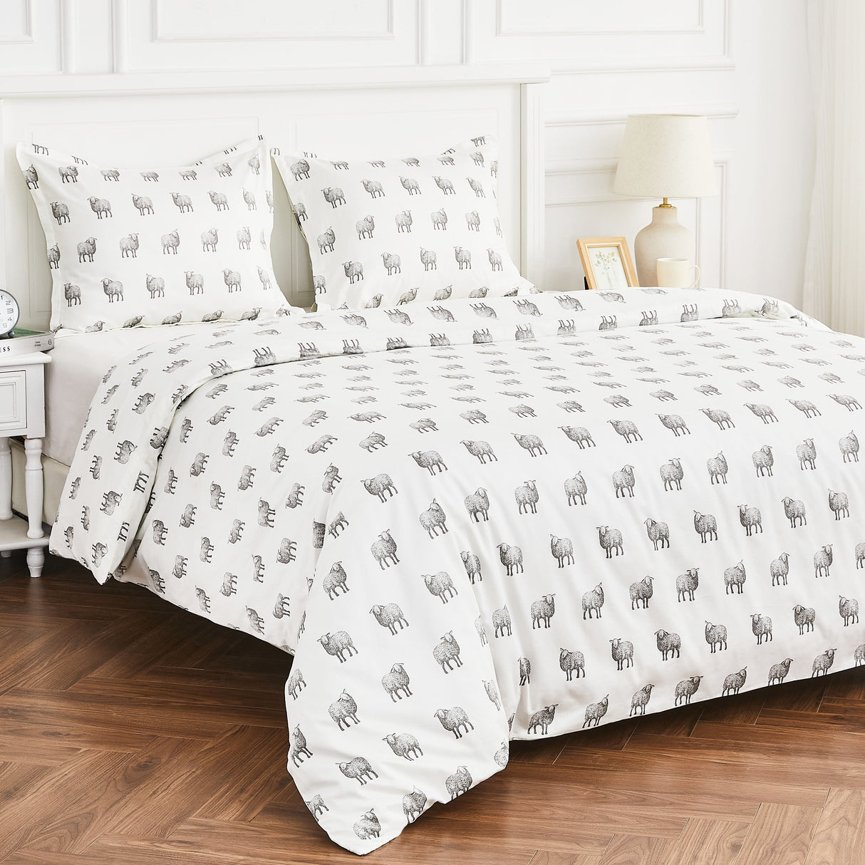 Sheep Printed Duvet Set-Duvets-Parc Decor
