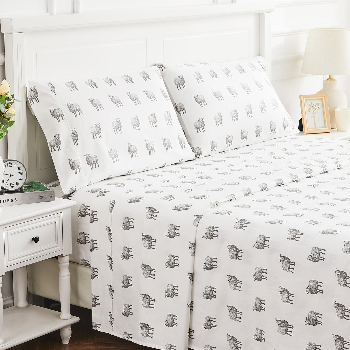 Sheep Printed Sheet Set-Sheets-Parc Decor