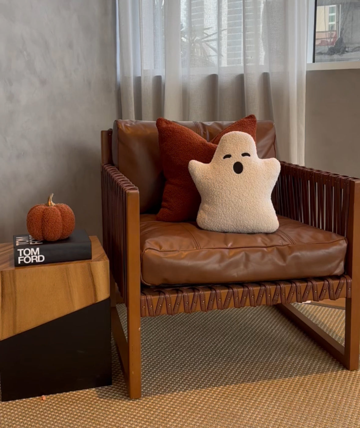 Sherpa Ghost Pillow-ghost pillow-Parc Decor