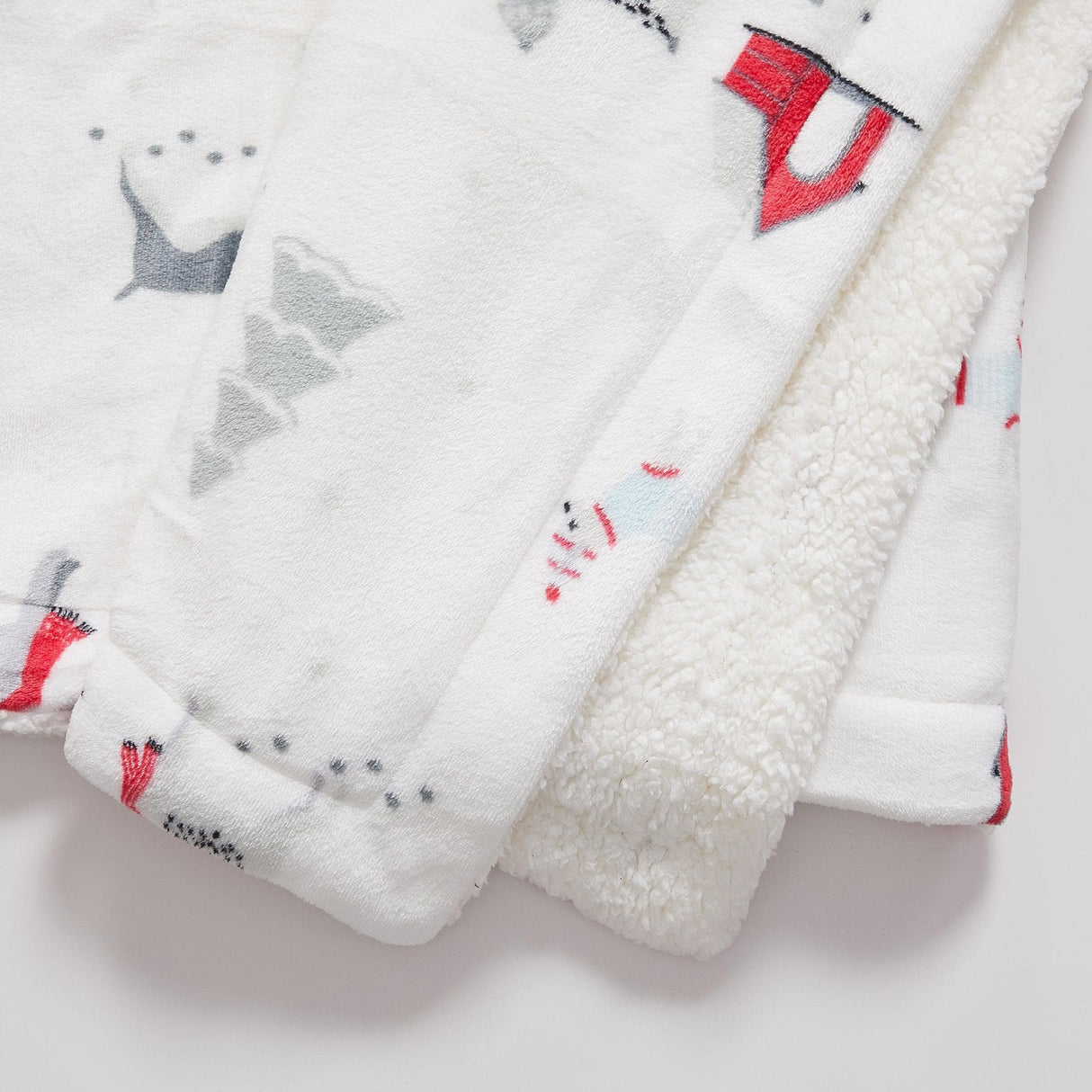 Sherpa Throw Blanket - Eve Collection-Blankets-Parc Decor