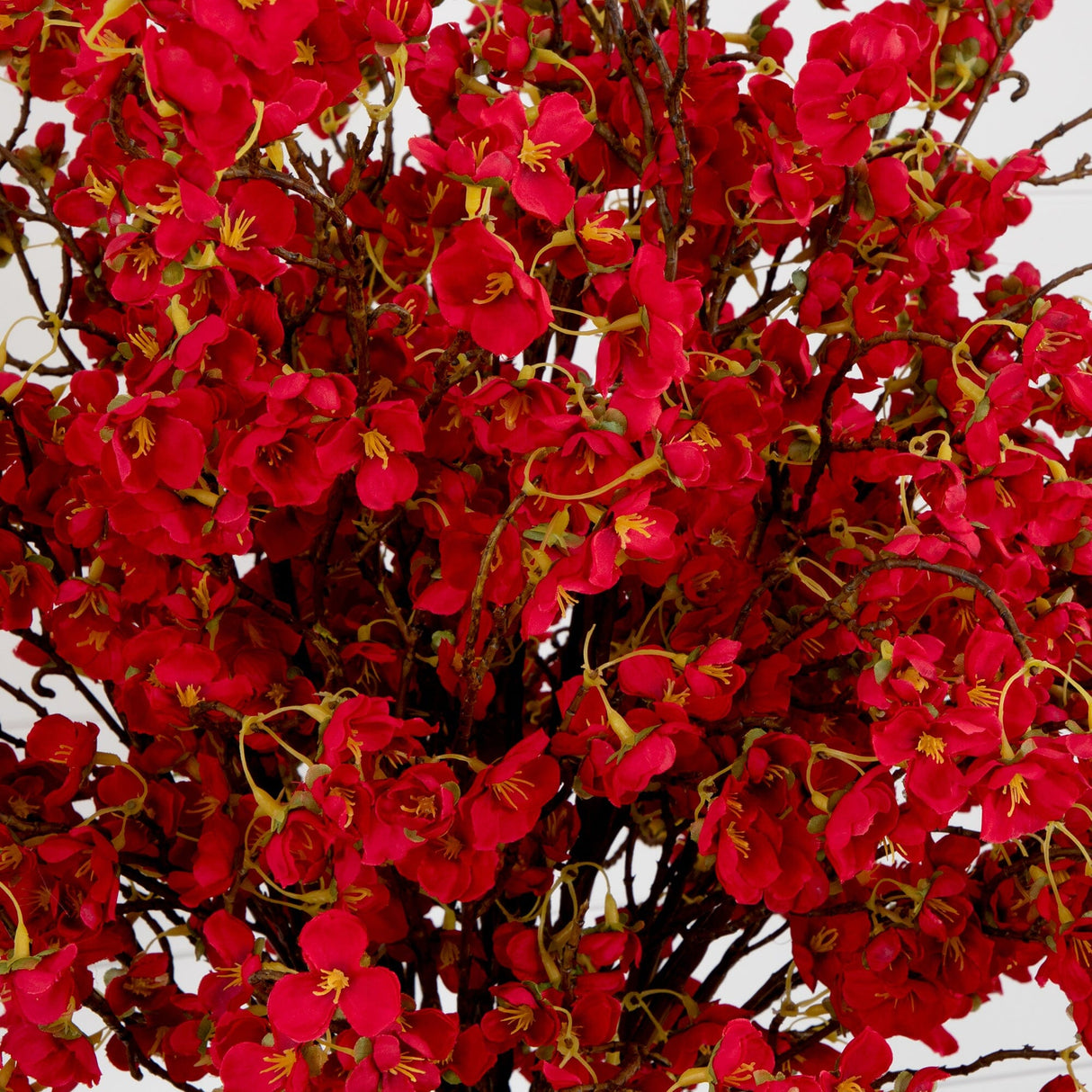 Signature Collection 27” Giant Cherry Blossom Artificial Arrangement in Glass Vase-Arrangement-Parc Decor