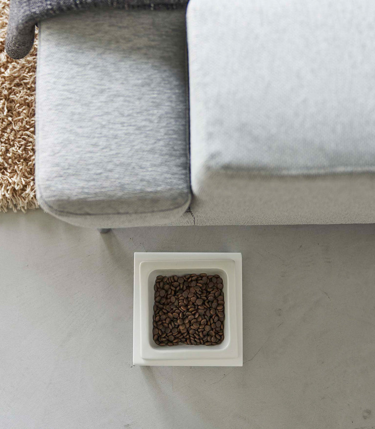 Single Pet Food Bowl - Tall - Steel + Ceramic-Pets-Parc Decor