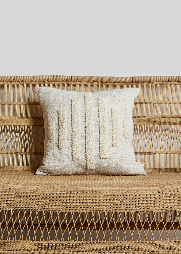 Slatted Diamond Throw Pillow-Pillows-Parc Decor