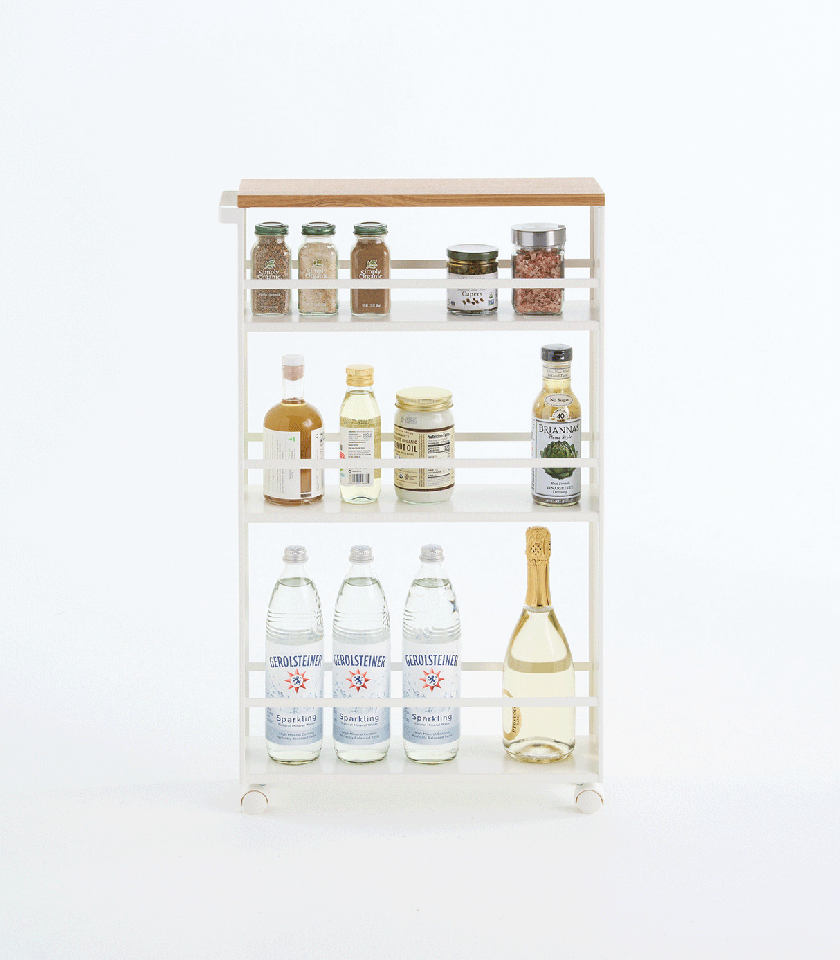 Slim Storage Cart (32" H) - Steel