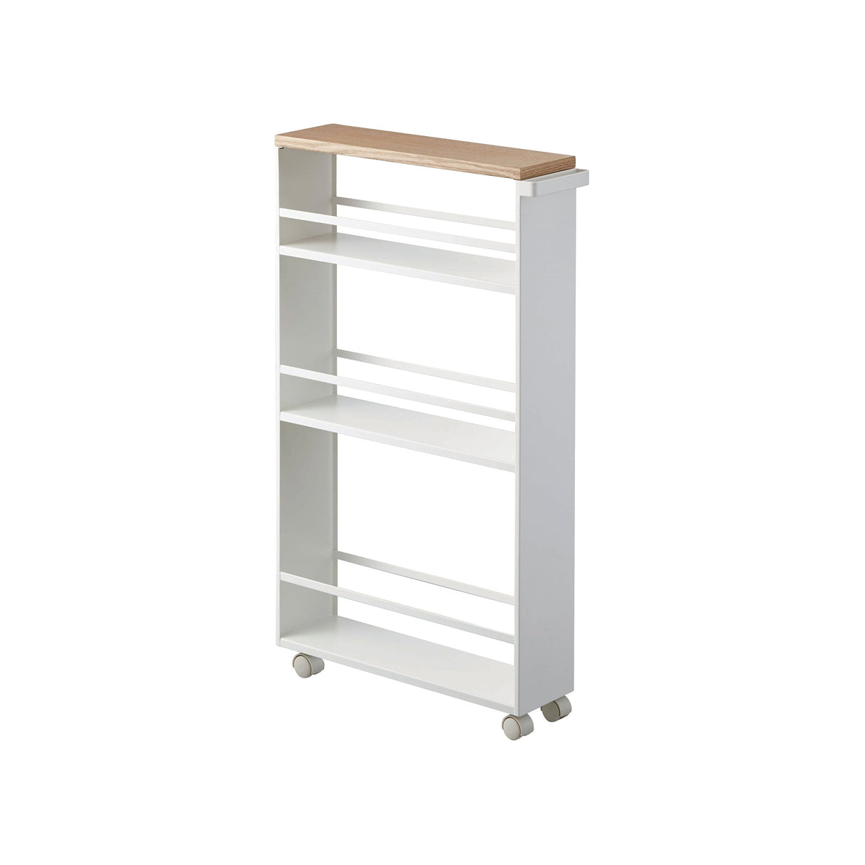 Slim Storage Cart (32" H) - Steel-Rolling Carts-Parc Decor
