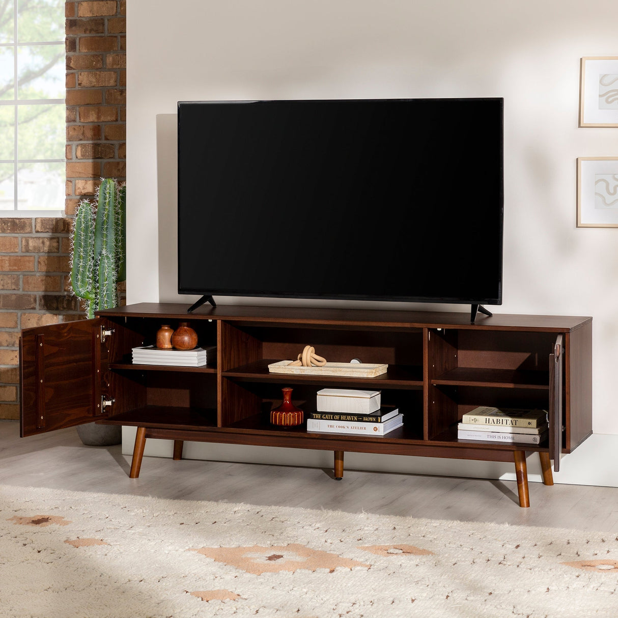 Sloane Adair Solid Wood TV Stand-Entertainment-Parc Decor