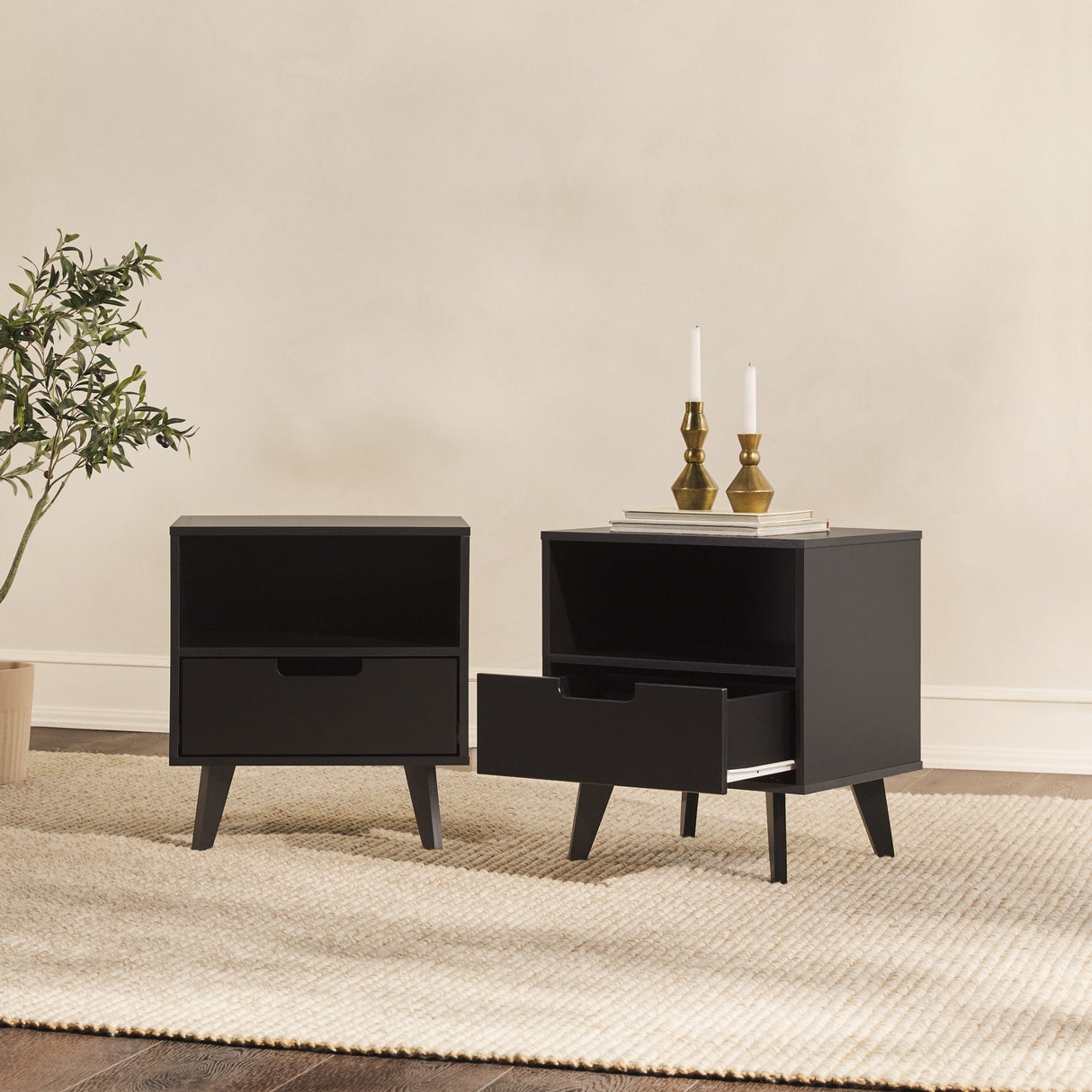 Sloane Hans Mid-Century Modern Angle-Leg Nightstand-Bedroom-Parc Decor