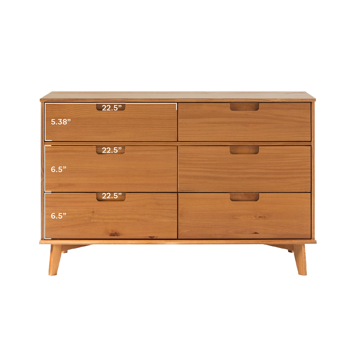 Sloane Mid Century Modern Solid Wood Dresser