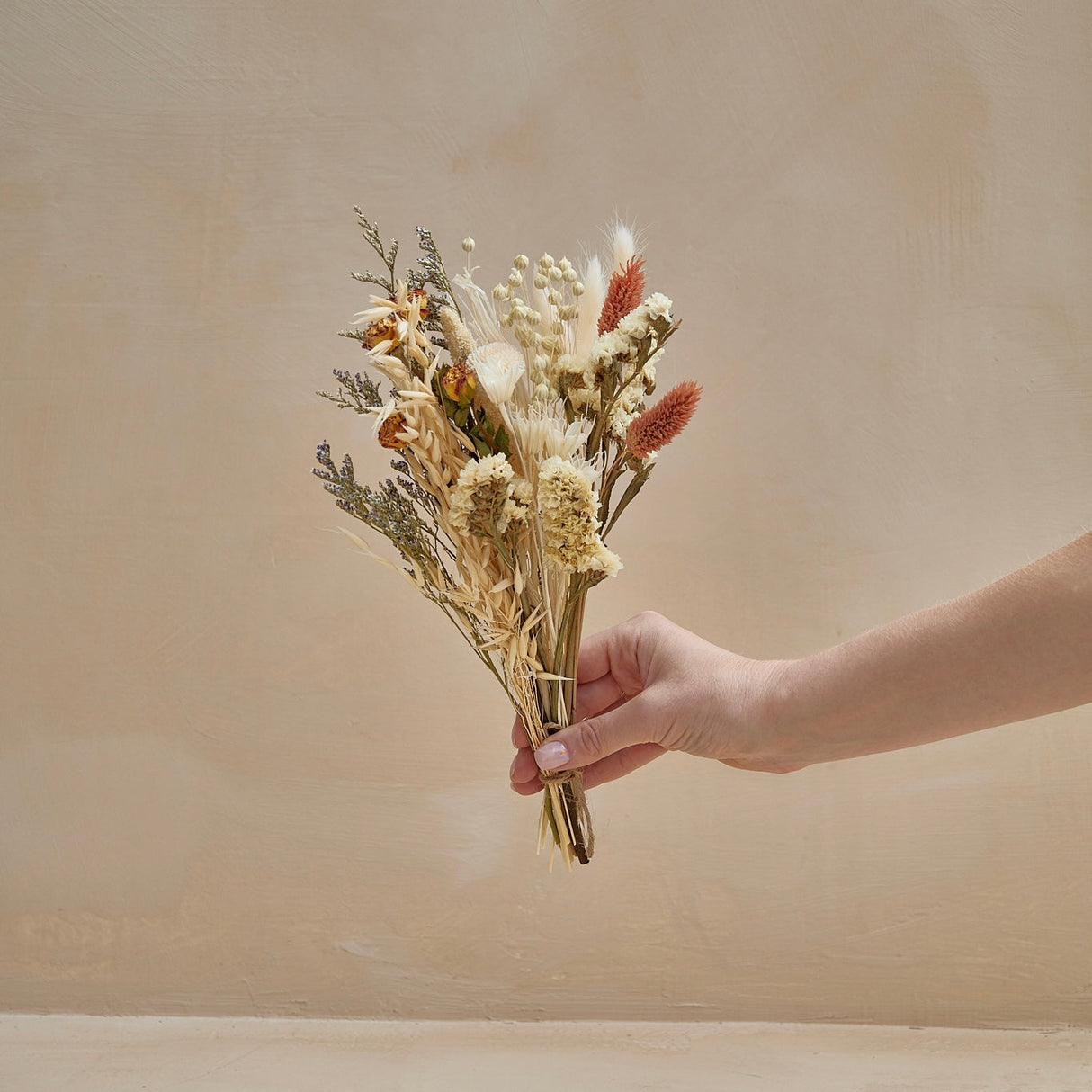 Small Dried Bouquet - Beige-dried bouquet-Parc Decor