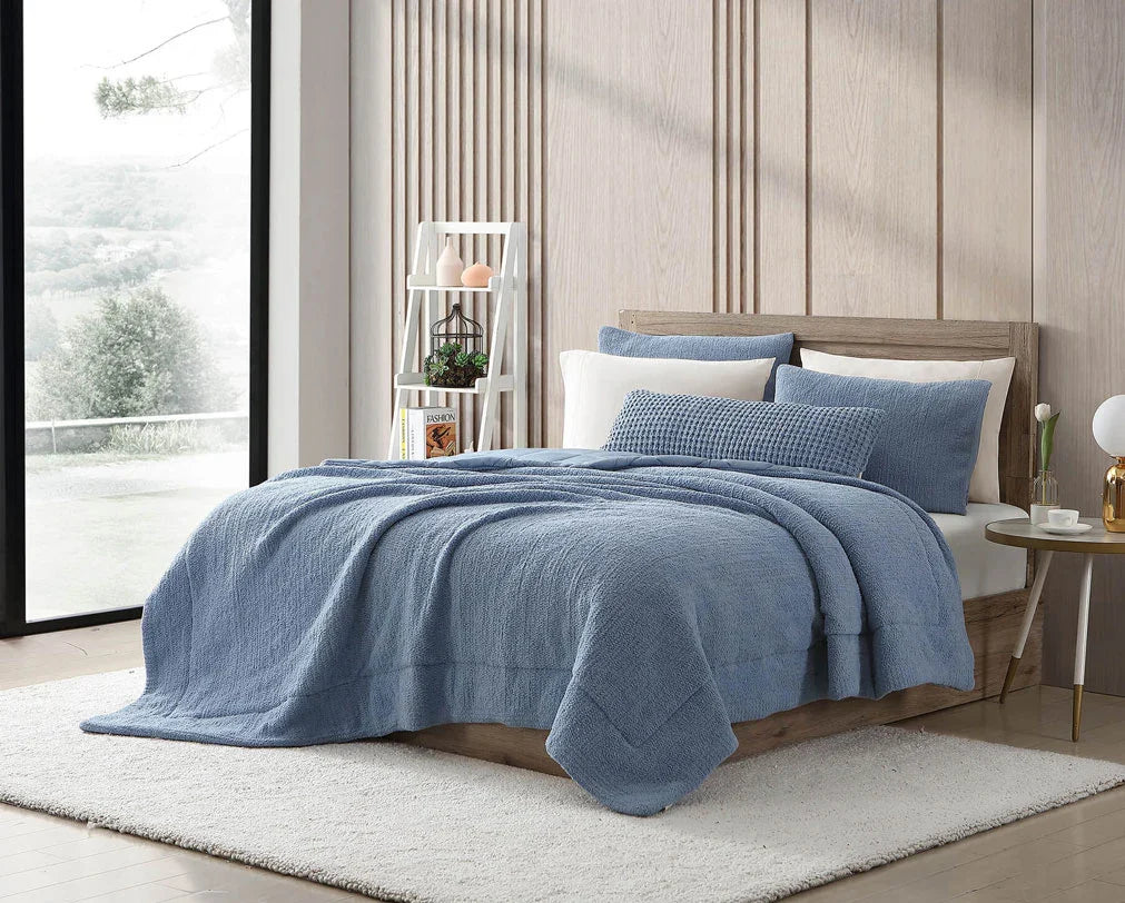 Snug Waffle Lumbar Pillow-Pillows-Parc Decor