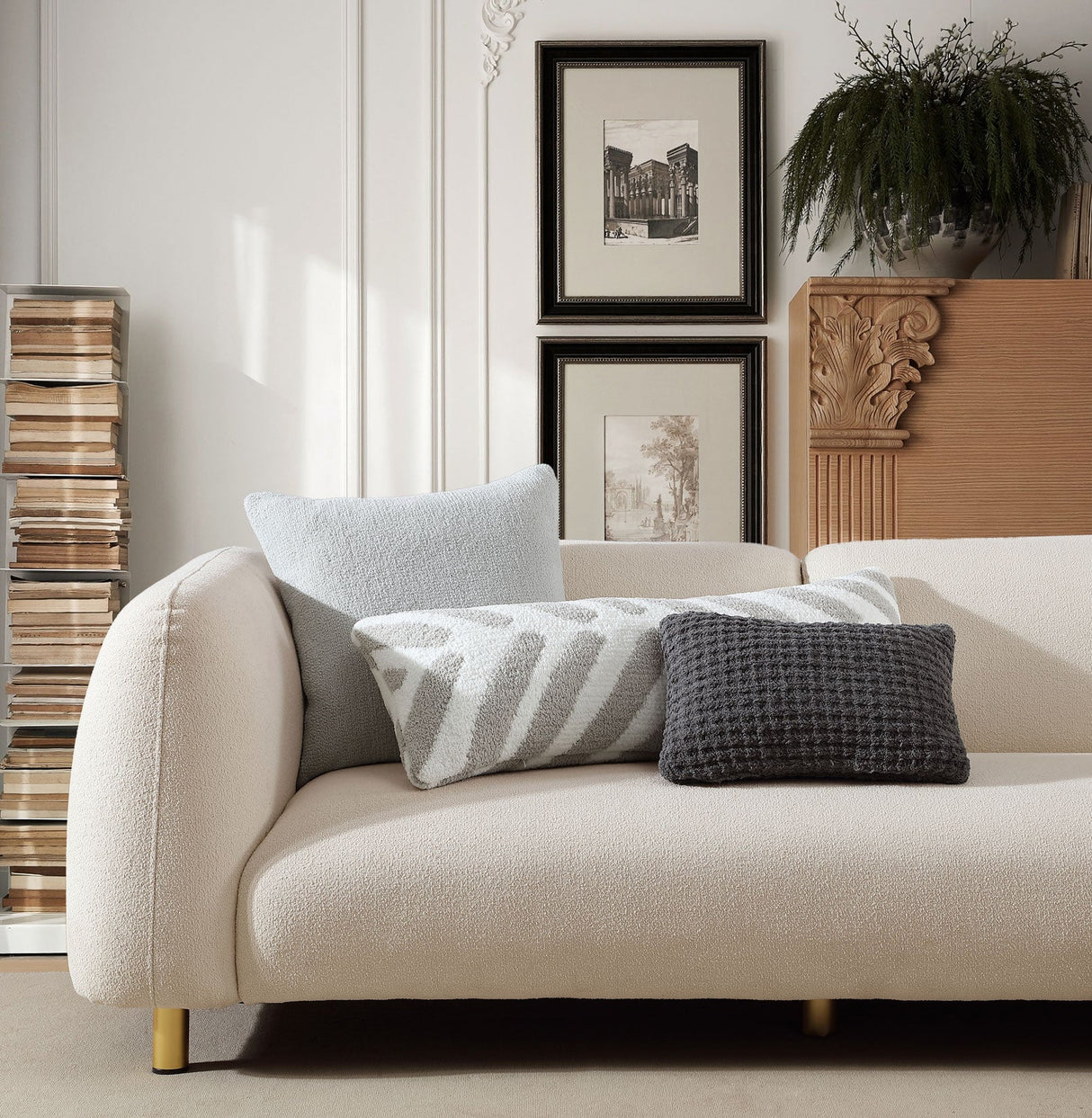 Snug Waffle Mini Pillow-Pillows-Parc Decor