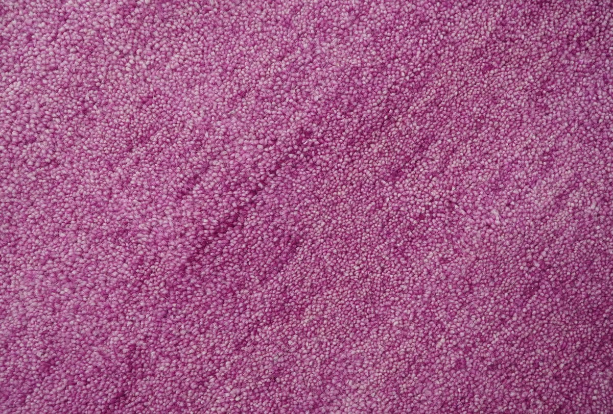 Solid Plane Orchid Pink Woolen Hand Tufted Multi Size Rug