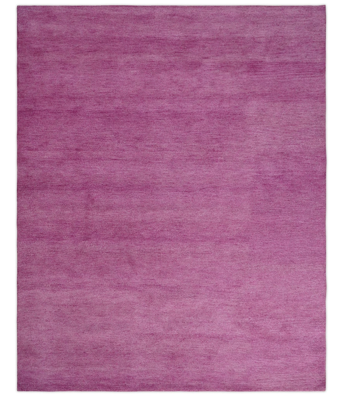 Solid Plane Orchid Pink Woolen Hand Tufted Multi Size Rug