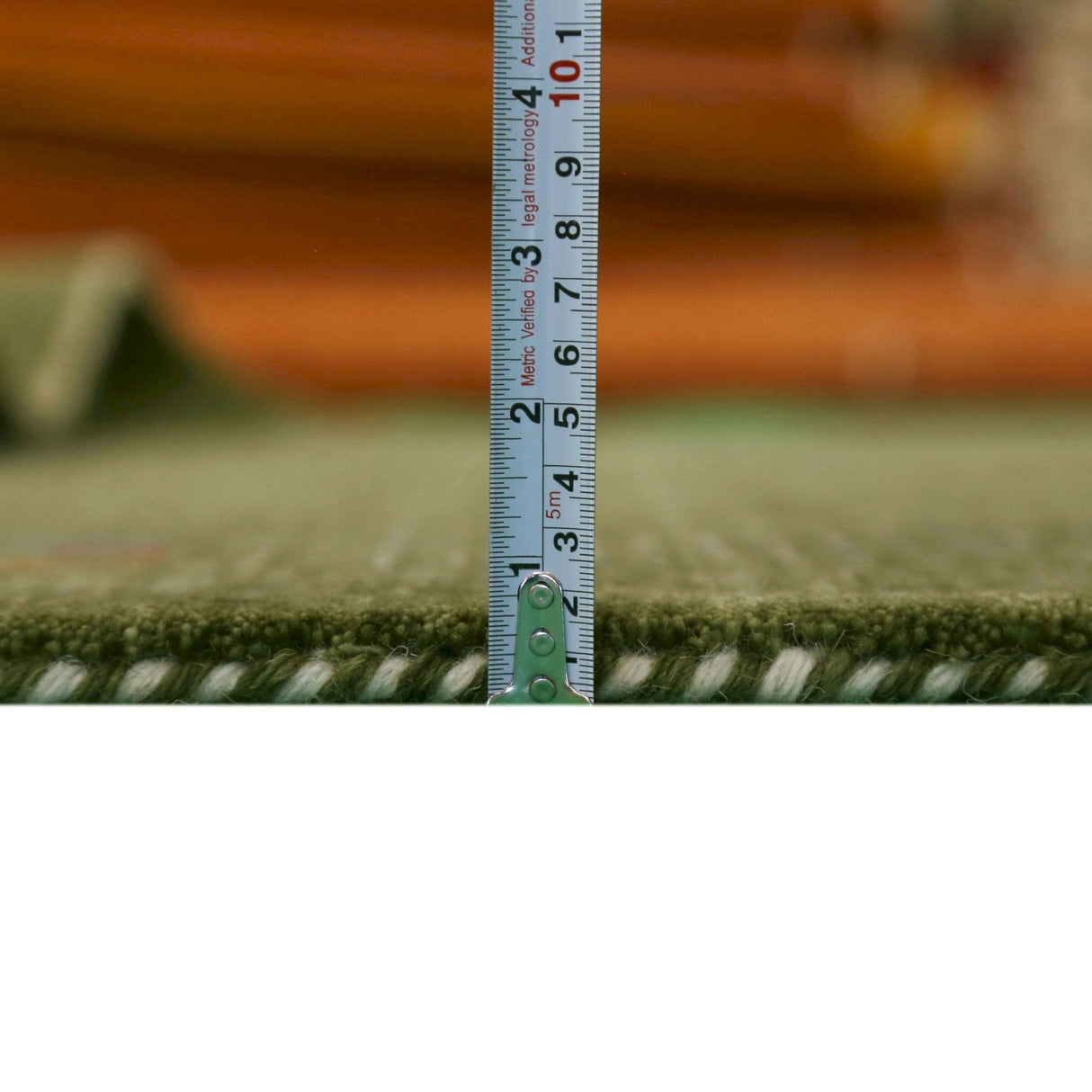 Solid with Border Patterns Hand Loomed Wool Area Rug