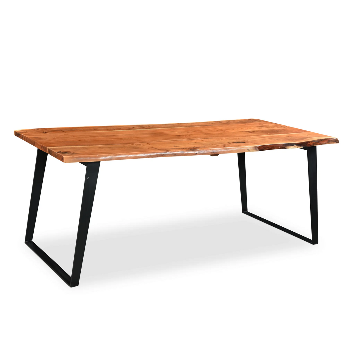 Solid wood live edge dining table-Dining Table-Parc Decor