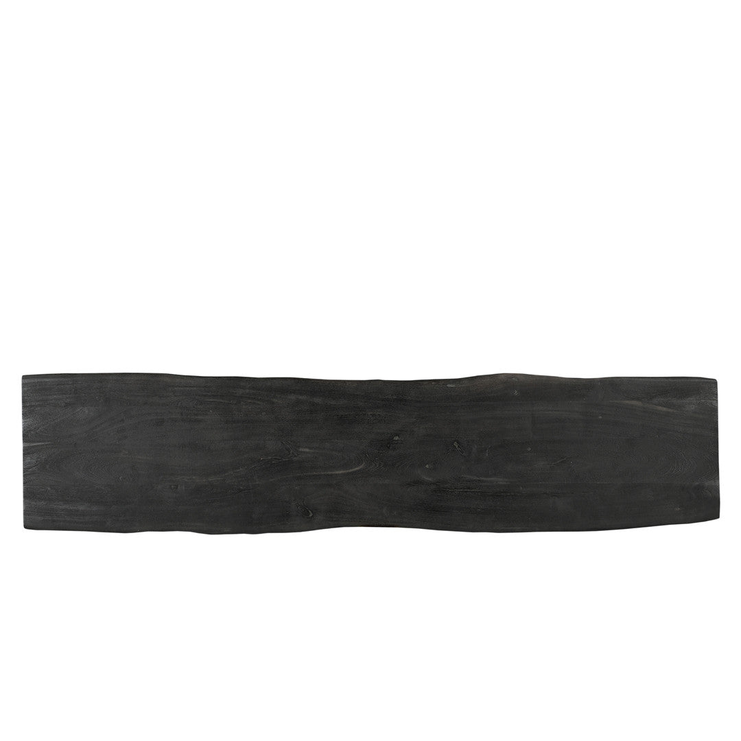 Sparrow Solid Wood Dining Bench - Gray-Dining Table-Parc Decor