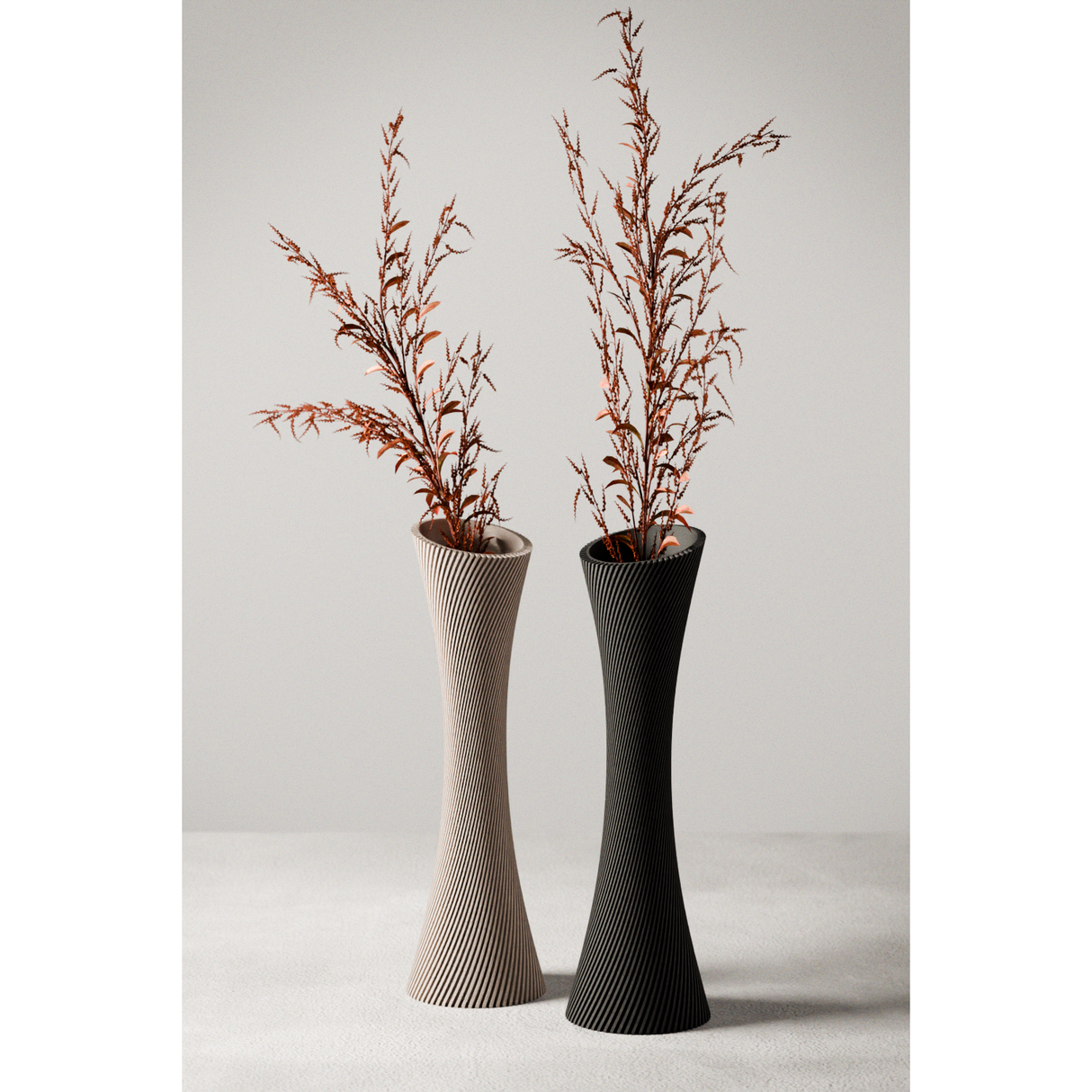 SPIRAL ROSE Vase