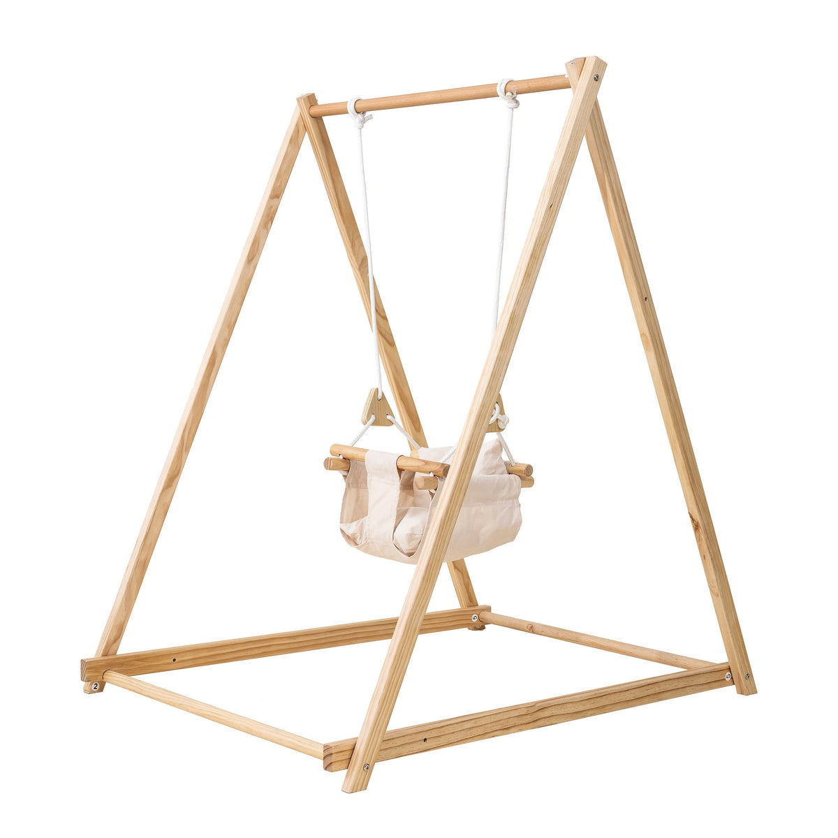 Spruce | Foldable Baby and Toddler Swing Set with Stand