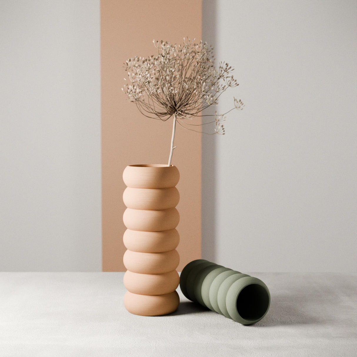 Stacked Vase-Vase-Parc Decor