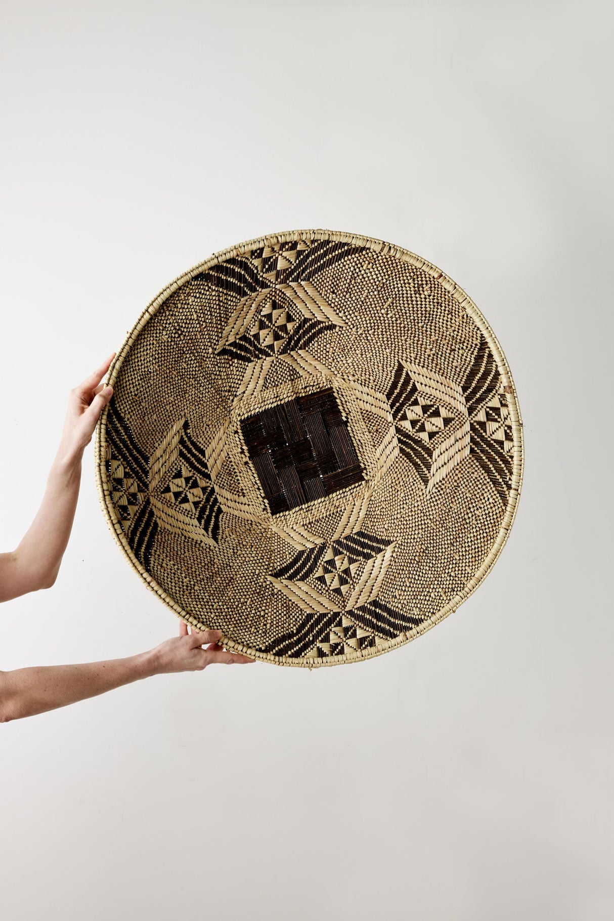 Statement Zambian Plateau African Wall Decor Basket-Wall Basket-Parc Decor