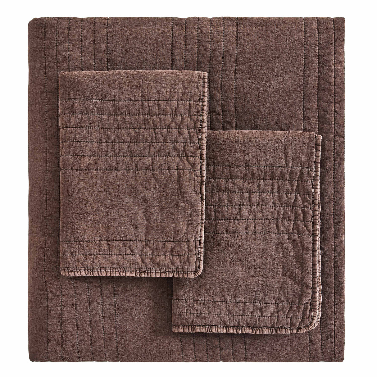 Stonewashed Cotton Quilt Set